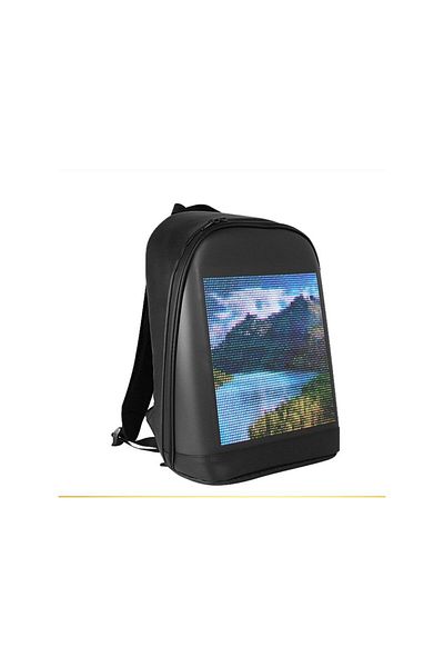 Factory Price - Kiara Smart LED Backpack - Black - 17-Inch