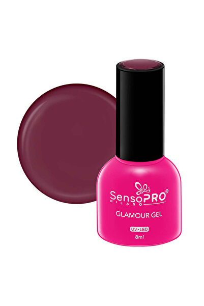 SensoPRO Milano Oja semipermanentă Glamour Gel 8ml, Ruby Moon #50