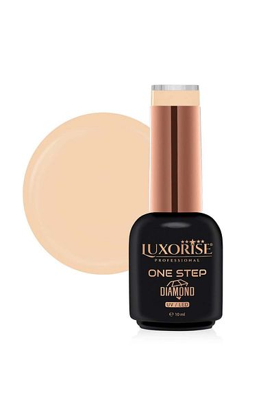 LUXORISE Oja semipermanentă One Step Diamond Peach Desire 10ml, LUXORISE