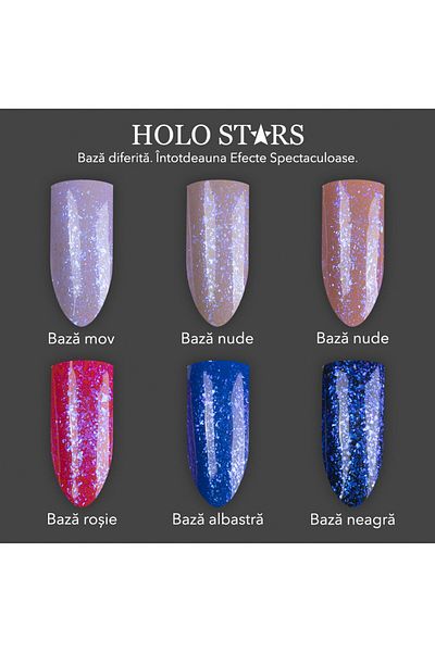 SensoPRO Milano Oja semipermanentă Holo Stars SensoPRO Milano 10ml, Sferă Inimă #06
