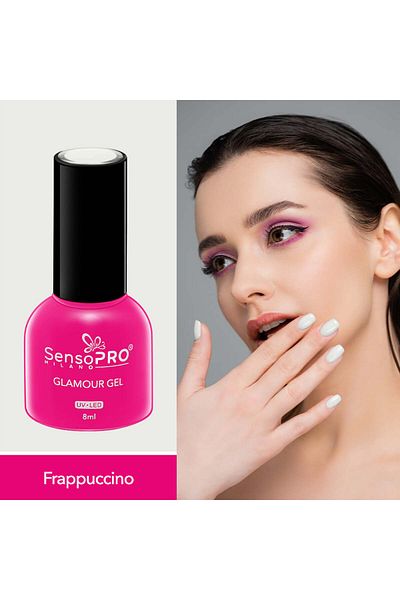 SensoPRO Milano Oja semipermanentă Glamour Gel 8ml, Frappuccino #14