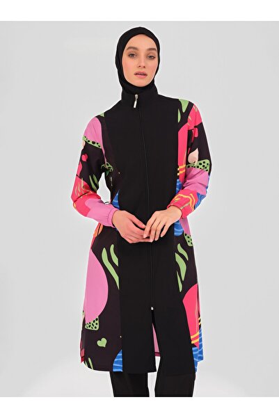 ALFASA Μακρύ μαγιό Hijab - Μοτίβο Sakura