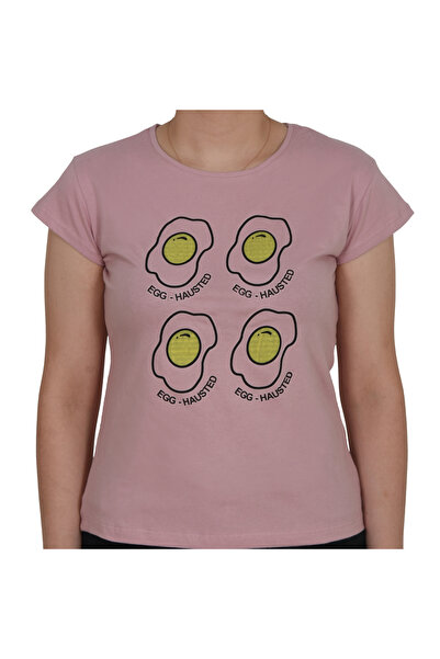 Asm0127 Pudra Yumurta Egg Baskılı T-shirt