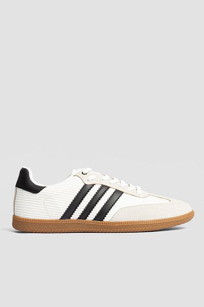 KİNGLE Samba White Color Orthopedic Sole Sports Daily Casual Men's Shoes 5474
