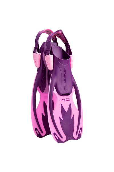 Cressi Rocks Children's Diving Flippers Purple/Pink L/Xl