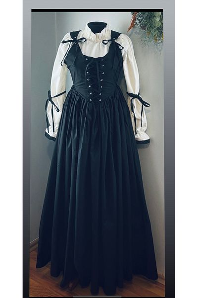 Asushvintage Φόρεμα περιόδου με πουκάμισο