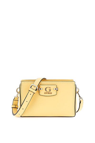 Guess Nastra Mini Crossbody Ball Zip Dámská žlutá mini taška Hwbg9637720-csl