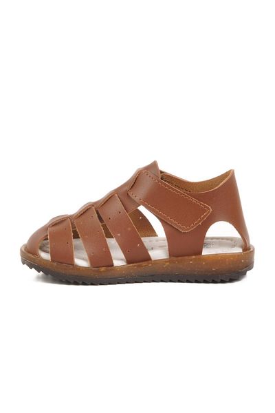 WALKWAY Tan Kids Sandals 17370 B