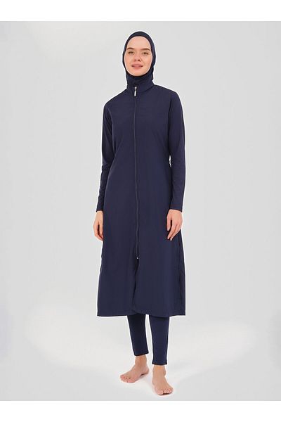 ALFASA Basic Long Hijab Μαγιό - Navy Blue - Alfasa