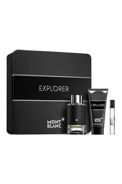 Mont Blanc Explorer, Men, 100 ml Eau De Parfum 100 ml Shower Gel 7.5 ml Eau De Parfum