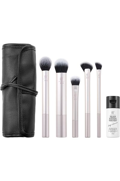 Real Techniques REAL TECHNIQUES Soft Radiance Total Face Kit, Pink