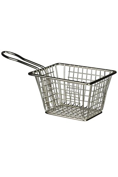 Generic 2pcs iron frying basket, sturdy handle