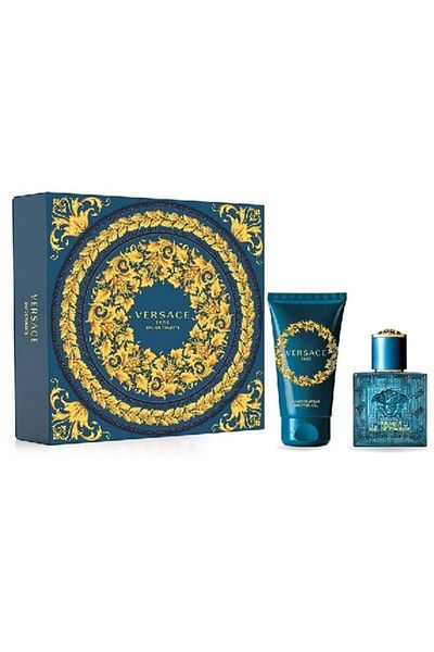 Versace Versace Eros Gift Set: EDT 50ml, Shower Gel 50ml, After Shave Balm 50ml