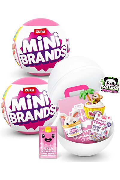 Cici Oyuncak Kawaii Food Mini Brands Mystery Set Japan Sürpriz Figürler 2 Ade...