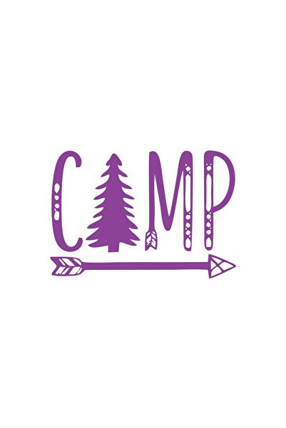 Reysa Tasarım ملصق كامب 17x17 سم بنفسجي