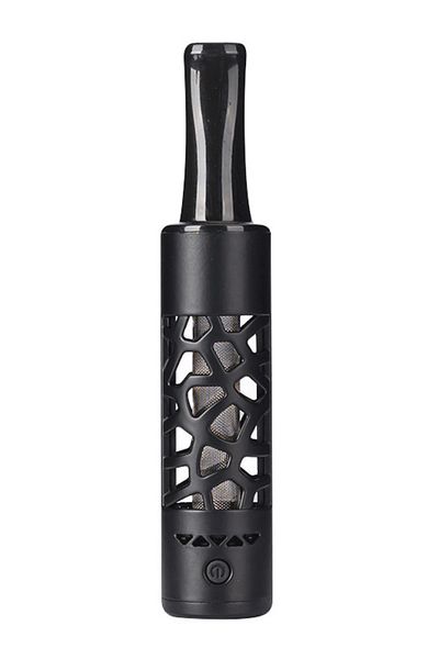 Influential Tech Portable Metal Ashtray with USB Lighter and Cigarette Holder, 3 Slots, Black