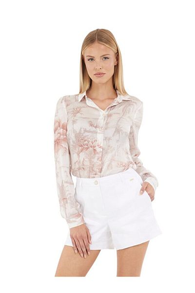 Guess Ls Clouis Women's Oversize Fit Shirt
