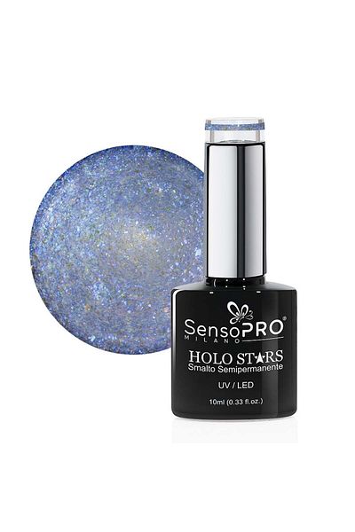 SensoPRO Milano Oja semipermanentă Holo Stars SensoPRO Milano 10ml, Sferă Inimă #06