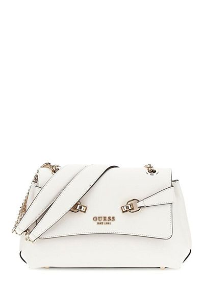 Guess Women's Ecru Lorelei Convertible Flap Crossbody Bag