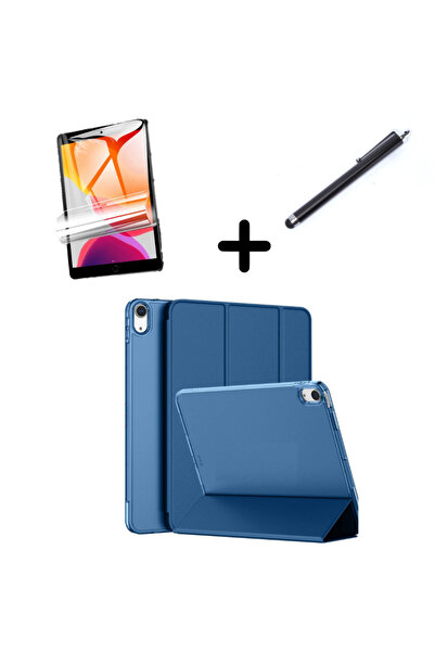 UnDePlus Apple iPad 11.Nesil A16 11inç/10.Nesil 10.9inç Kılıf SET PU Deri Smart Tablet Kilifi Ekran Koruyucu