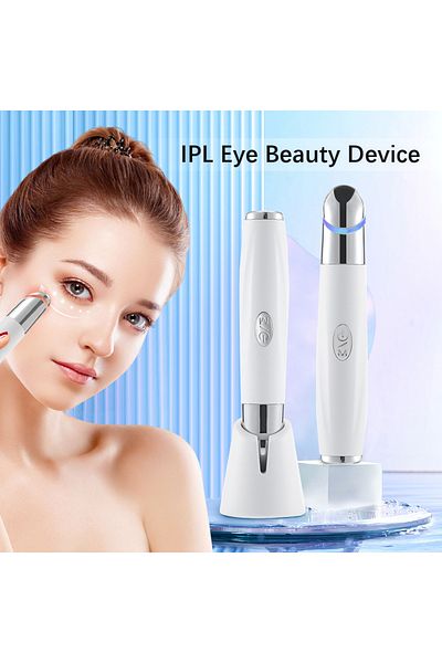 Influential Tech Eye Beauty Device, EMS, Heating, Vibration Massage, Hydration & Anti-Aging, White