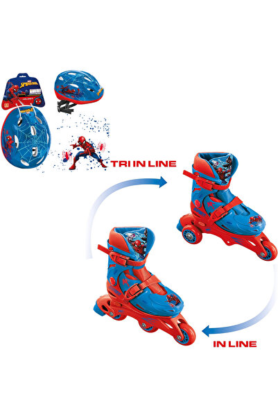 Cici Oyuncak Erkek Çocuk Alıştırma Ve Normal Kullanım Örümcek Adam Paten + Ko...