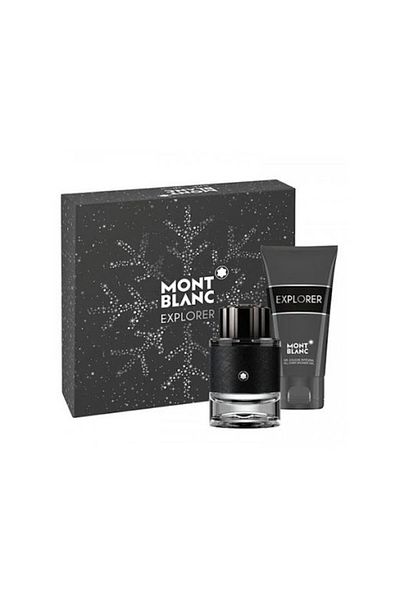Mont Blanc Explorer Gift Set, Eau De Parfum, Men, 60 ml Eau De Parfum 100 ml Shower Gel