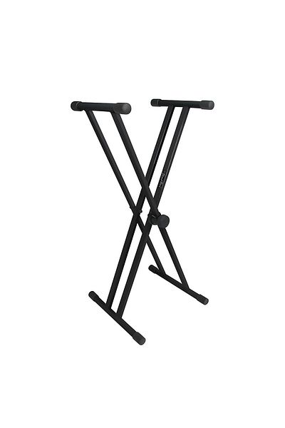 TurboVoice TKS25, stativ rezistent claviatură, negru