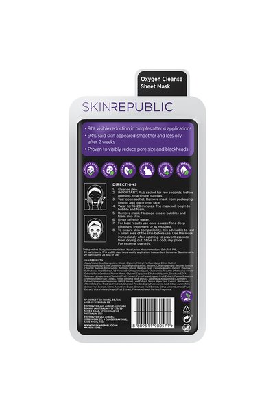 Skin Republic Skin Republic Bubble Purifying + Charcoal Face Mask (20ml) I Pimple Reduction in 2 Weeks