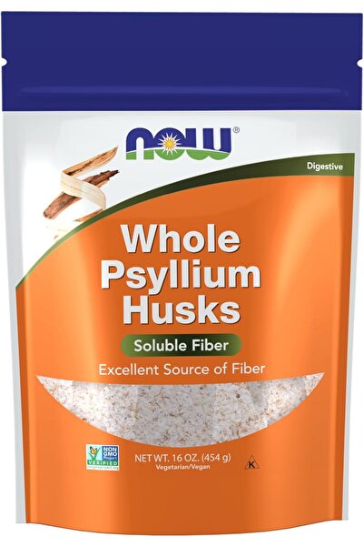 Now Foods Whole Psyllium Husks, 454 g