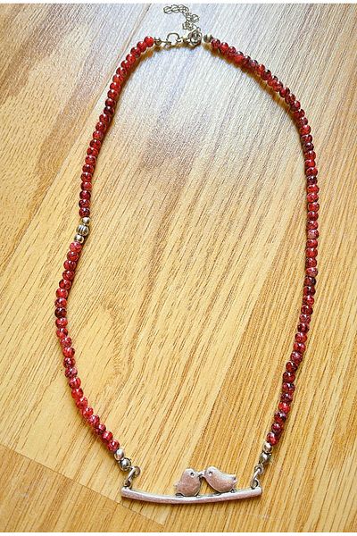 by özllem Double Sands Beads Necklace New Color Black