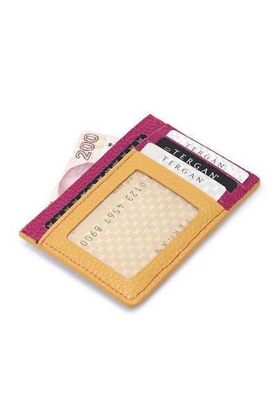 Tergan Sari-Floater Fujya-Floater Leather Unisex Credit Card Holder - S1Kk00001676-V8F