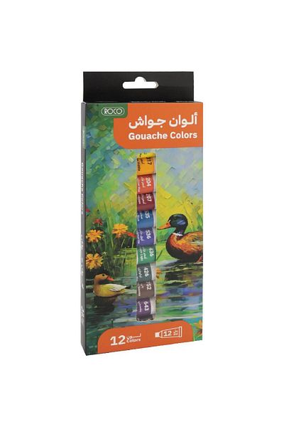 Roco Colour Set Gouache Color Assorted Color12 Colors 12.00ml ( .42oz )