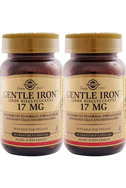 Solgar Gentle Iron 17mg 90 Kapsül 2 Adet
