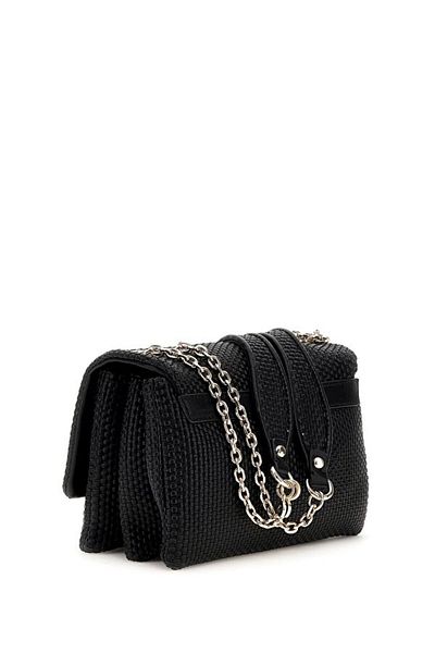 Guess Geantă neagră pentru femei Phaedra Convertible Xbody Flap Hwwg9638210-bla