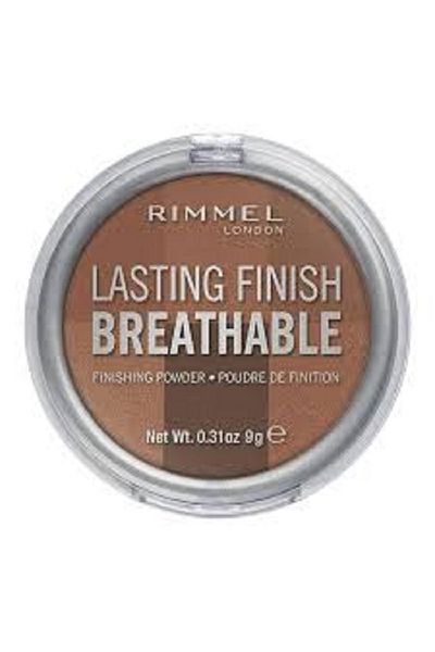 RIMMEL LONDON Pudra matifianta, Rimmel London, Lasting Finish Breathable, 004 Deep
