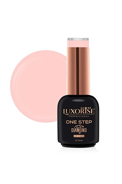 LUXORISE Oja semipermanentă One Step Diamond Powder Pink 10ml, LUXORISE