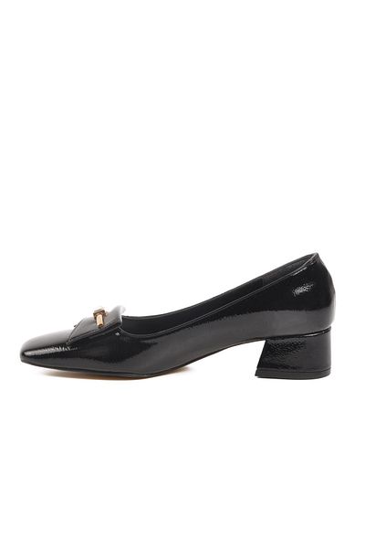 AYAKMOD Black Wrinkled Textile Women's Casual Shoes 704685 Z