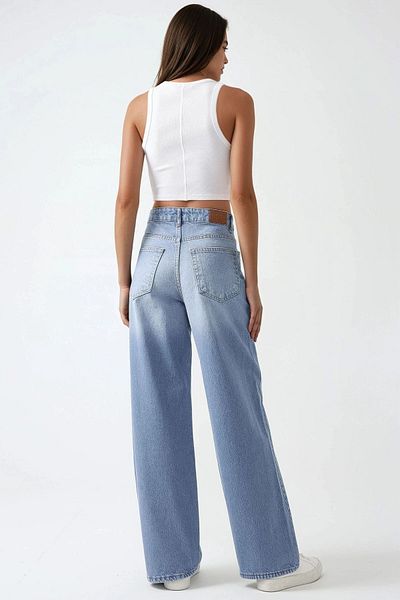 Hiccup Baggy Fit Denim Jeans