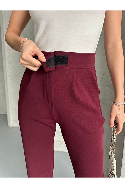RPT MODA High Waist Cirtli Belt Palazzo Pants