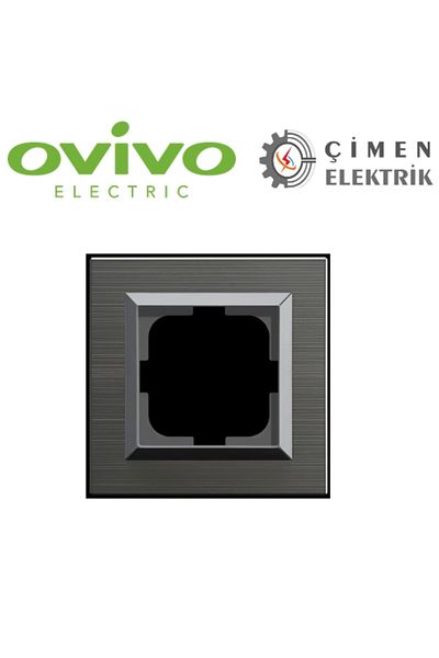 LiderGlobal Magnetic gray single frame quantum - compatible frame for socket and switch