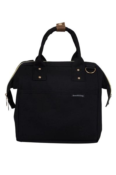 beautiful bag Термоизолирана водоустойчива термо чанта за храна, чанта за обяд със златен цип