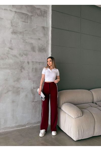 RPT MODA High Waist Lycra Palazzo Pants with Arabic