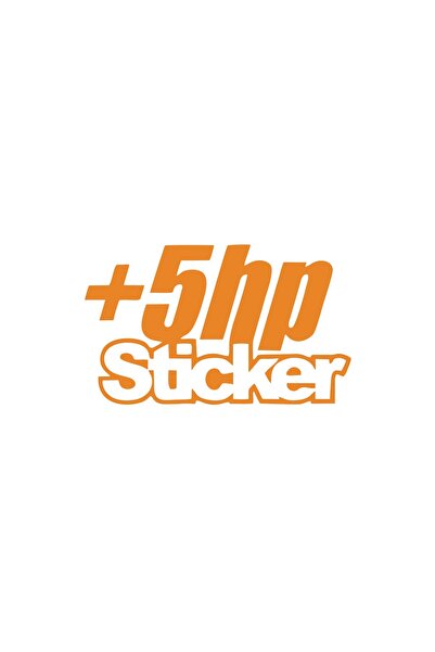 Reysa Tasarım 5 Hp Sticker 17X17 cm Orange