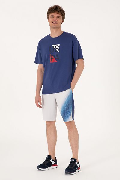 U.S. Polo Assn. Men's Light Gray Knitted Shorts 50299522-Vr001