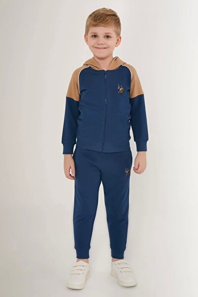 U.S. Polo Assn. ΣΕΤ ΑΝΔΡΙΚΟ ΠΑΙΔΙΚΟ ΦΟΡΜΑ - DARK INDIGO