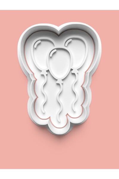 AKTASTORE قالب كوكي بالون وقالب لب السكر