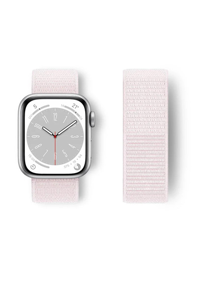 Choice حزام رياضي من النايلون 18 بلون وردي لؤلؤي مقاس 41 مم و40 مم و38 مم لسا...