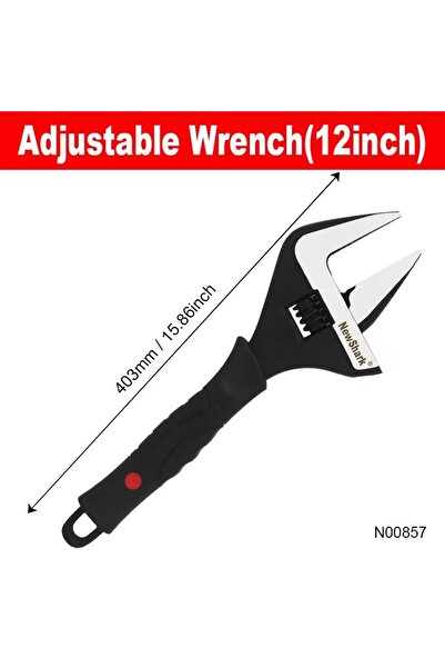 Choice3 12 inch 6/8/10/12 inch Adjustable Spanners Measuring Wrenches Hole-op...