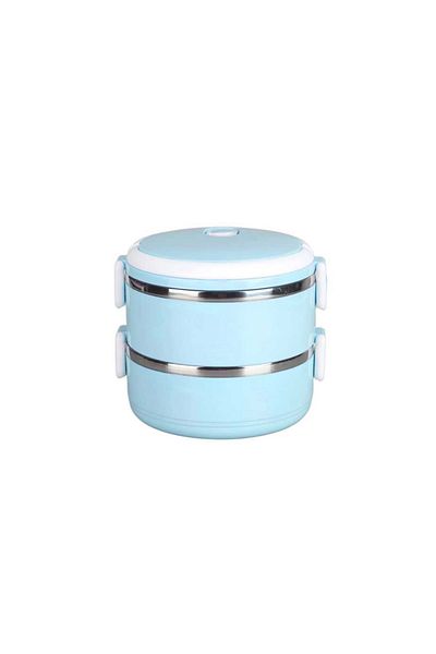 Art Tone Lunch Box Erl-100 Lunch Box Steel 2 Compartments (1 Pc)